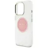 Guess - IML Fém Színes Kör MagSafe (GUHMP16LHTDRCEDP) - iPhone 16 Pro - Rózsaszín