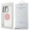 Guess - IML Fém Színes Kör MagSafe (GUHMP16LHTDRCEDP) - iPhone 16 Pro - Rózsaszín