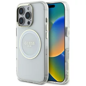   Guess - IML Fém Színes Kör MagSafe (GUHMP16XHTDRCEDH) - iPhone 16 Pro Max - Fehér