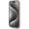 Karl Lagerfeld - Hardcase Leather (KLHCP15LPFMFBKMP) - iPhone 15 Pro - Pink Metal Signature