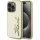 Karl Lagerfeld - Hardcase Leather (KLHCP15LPFMFBKMD) - iPhone 15 Pro - Gold Metal Signature