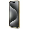 Karl Lagerfeld - Hardcase Leather (KLHCP15LPFMFBKMD) - iPhone 15 Pro - Gold Metal Signature