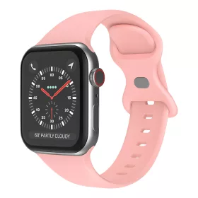   Techsuit - Watchband (W031) - Apple Watch 1/2/3/4/5/6/7/8/9/10/11/SE/SE 2/SE 3 (38/40/41/42mm) - Pink