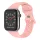 Techsuit - Watchband (W031) - Apple Watch 1/2/3/4/5/6/7/8/9/10/11/SE/SE 2/SE 3 (38/40/41/42mm) - Pink
