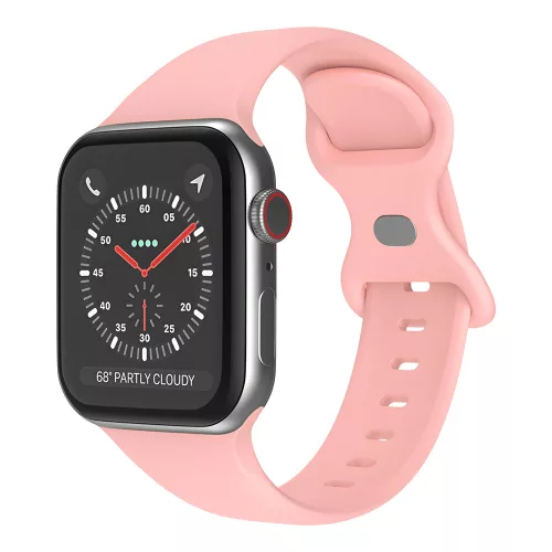 Techsuit - Watchband (W031) - Apple Watch 1/2/3/4/5/6/7/8/9/10/11/SE/SE 2/SE 3 (38/40/41/42mm) - Pink