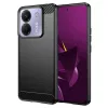 Techsuit - Carbon szilikon tok - Xiaomi Poco M7 Pro 5G - Fekete