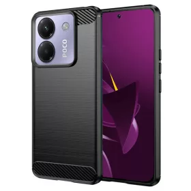   Techsuit - Carbon szilikon tok - Xiaomi Poco M7 Pro 5G - Fekete
