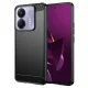 Techsuit - Carbon szilikon tok - Xiaomi Poco M7 Pro 5G - Fekete