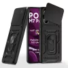 Techsuit - CamShield ütésálló tok - Xiaomi Poco M7 Pro 5G - Fekete
