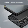 Techsuit - Carbon szilikon tok - Sony Xperia 1 VII - Fekete