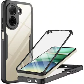   Techsuit - ColorVerse 360 tok kijelzővédővel - Xiaomi Redmi A5 4G (Standard) - Fekete