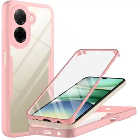   Techsuit - ColorVerse 360 tok kijelzővédővel - Xiaomi Redmi A5 4G (Standard) - Rózsaszín