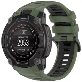   Techsuit - Watchband (W077) - Garmin Instinct 3 45mm / Instinct 3 45 Solar - Green