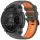 Techsuit - Watchband (W077) - Garmin Instinct 3 50mm/Instinct 3 50mm Solar - Gray/Orange