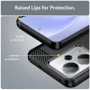Techsuit - Carbon szilikon tok - Realme 14 / Realme 14T / Realme P3 5G - Fekete