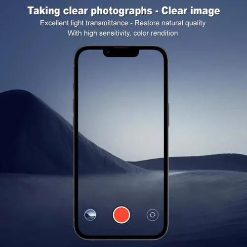 Techsuit - Full Camera - Kameravédő üvegfólia - iPhone 16e / iPhone 17e - Fekete