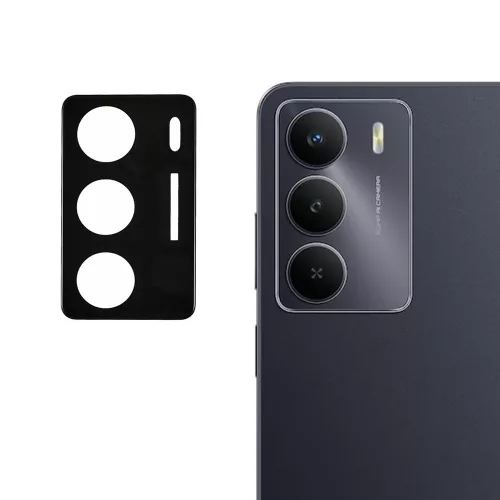 Techsuit - Full Camera - Kameravédő üvegfólia - Realme 14x - Fekete