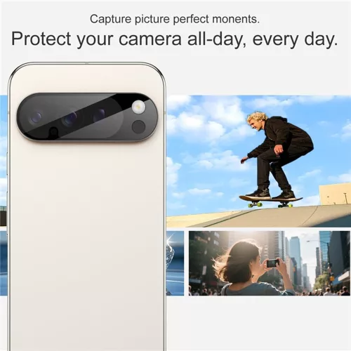 Techsuit - Full Camera - Kameravédő üvegfólia - Google Pixel 10 Pro XL - Fekete