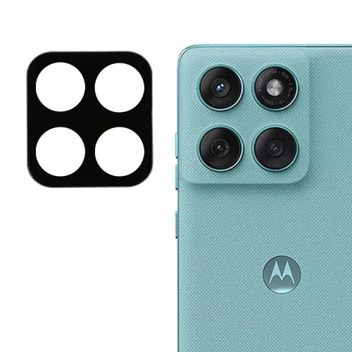 Techsuit - Full Camera - Kameravédő üvegfólia - Motorola Edge 60 / Edge 60 Fusion - Fekete