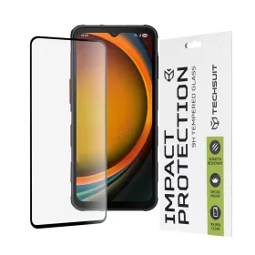   Techsuit - 111D Full Cover / Full Glue üvegfólia - Samsung Galaxy Xcover7 Pro - Fekete