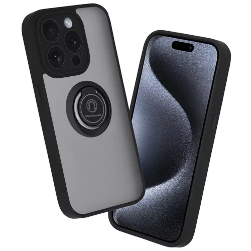 Techsuit - Glinth - iPhone 15 Pro - Fekete