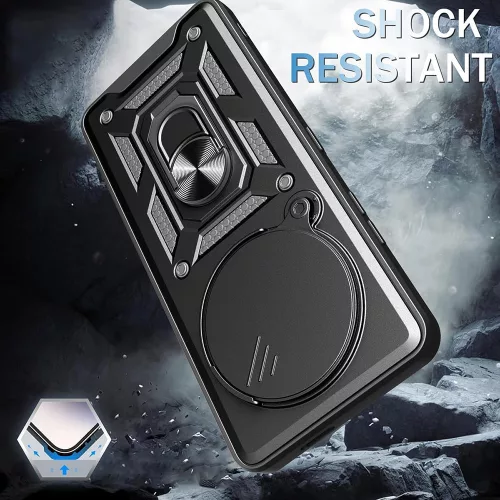 Techsuit - CamShield ütésálló tok - Xiaomi Redmi A5 4G (Standard) - Fekete