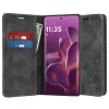 Techsuit - Confy Cover kinyitható tok - Motorola Edge 60 Pro - Fekete