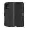 Techsuit - Leather Folio kinyitható tok - Motorola Edge 60 Pro - Fekete