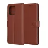 Techsuit - Leather Folio - Motorola Edge 60 Pro - Brown