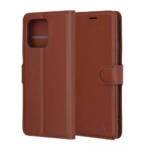 Techsuit - Leather Folio - Motorola Edge 60 Pro - Brown