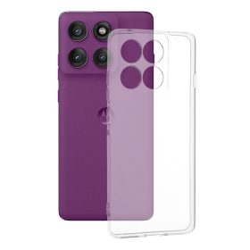   Techsuit - Clear Silicone - Motorola Edge 60 Pro - Átlátszó tok