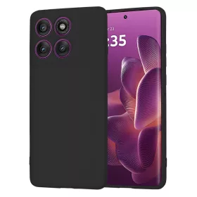   Techsuit - SoftFlex szilikon tok - Motorola Edge 60 Pro - Fekete