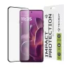 Techsuit - 111D Full Cover / Full Glue üvegfólia / 3D kerekített szélű kijelzőhöz - Motorola Edge 60 Pro - Fekete széllel