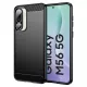 Techsuit - Carbon szilikon tok - Samsung Galaxy M56 - Fekete