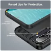 Techsuit - Carbon szilikon tok - Samsung Galaxy M56 - Fekete