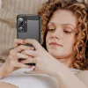Techsuit - Carbon szilikon tok - Samsung Galaxy M56 - Fekete