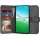 Techsuit - Diary Book kinyitható tok - Oppo A5 Pro 4G / A5 Pro 5G - Fekete
