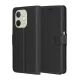 Techsuit - Leather Folio kinyitható tok - Oppo A5 Pro 4G / A5 Pro 5G - Fekete