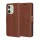 Techsuit - Leather Folio kinyitható tok - Oppo A5 Pro 4G / A5 Pro 5G - Barna