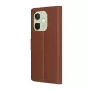 Techsuit - Leather Folio kinyitható tok - Oppo A5 Pro 4G / A5 Pro 5G - Barna