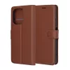 Techsuit - Leather Folio kinyitható tok - Oppo A5 Pro 4G / A5 Pro 5G - Barna