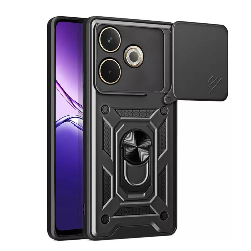 Techsuit - CamShield ütésálló tok - Oppo A5 Pro 4G / A5 Pro 5G - Fekete