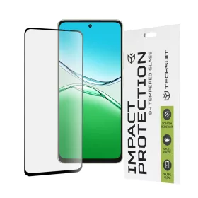   Techsuit - 111D Full Cover / Full Glue üvegfólia - Oppo A5 Pro 4G / A5 Pro 5G - Fekete széllel