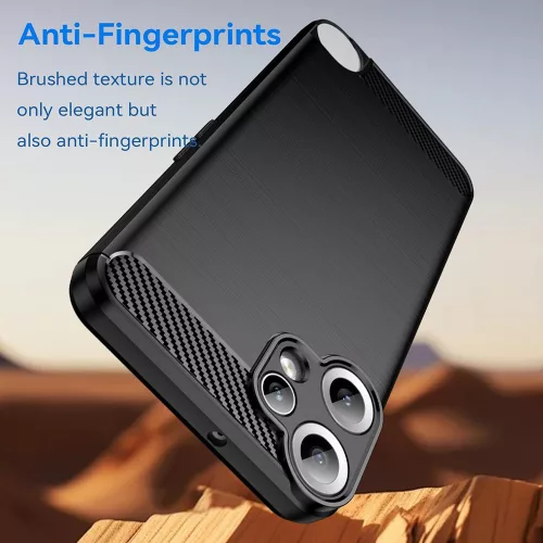 Techsuit - Carbon szilikon tok - Nothing CMF Phone 2 Pro - Fekete