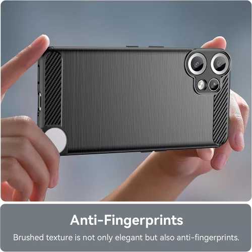 Techsuit - Carbon szilikon tok - Nothing CMF Phone 2 Pro - Fekete