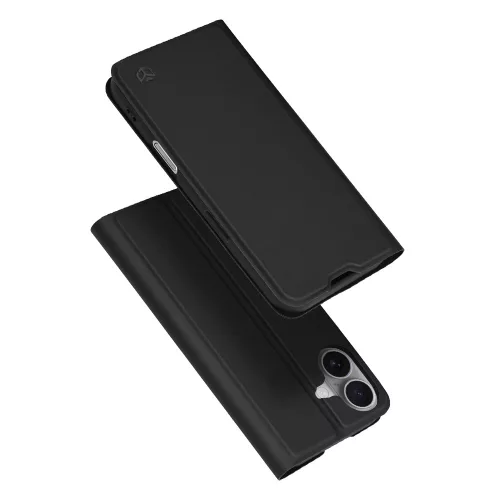 Techsuit - Magskin Book kinyitható tok - iPhone 17 - Fekete
