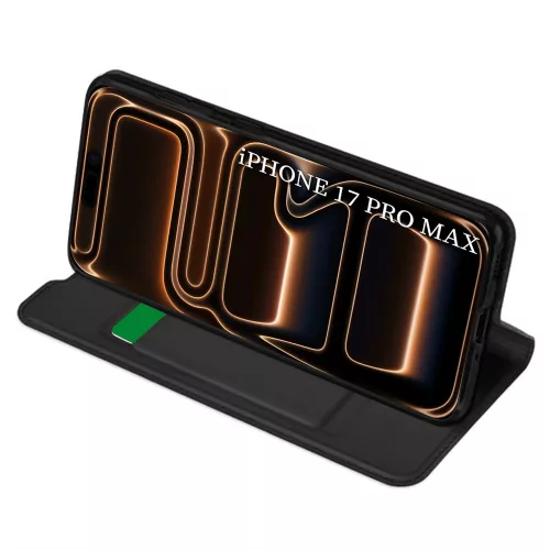 Techsuit - Magskin Book - iPhone 17 Pro Max - Black