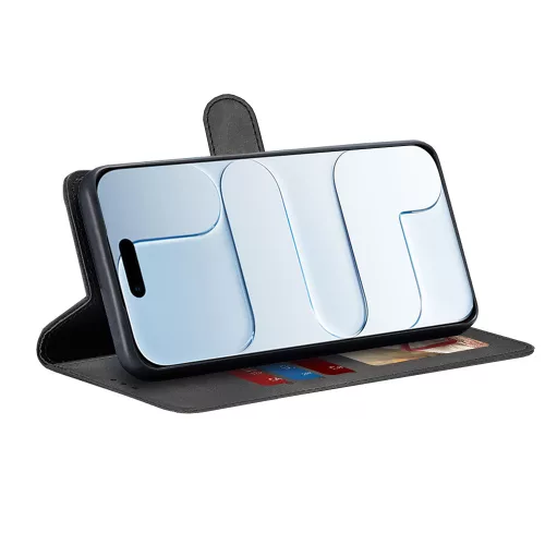 Techsuit - Diary Book kinyitható tok - iPhone 17 Air - Fekete