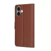 Techsuit - Leather Folio - iPhone 17 - Brown
