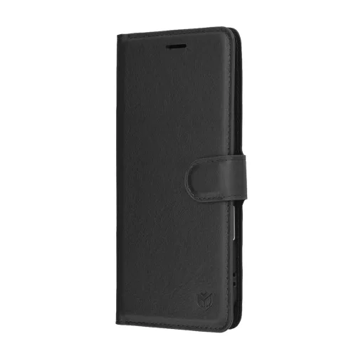 Techsuit - Leather Folio kinyitható tok - iPhone 17 Air - Fekete